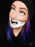 Face Paint! My Canvas Is My Face And I'm Sorry If It Doesn't Belong! But It Was A ...