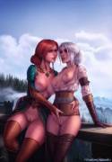 Triss &Amp;Amp;Amp; Ciri