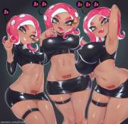 Splatoon: Octoling &Amp;Quot;Breast Size Up&Amp;Quot; By Jtveemo