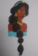 I Drew And Coloured Princess Jasmine! It Was Hard To Draw Her From Scratch, But I'm ...