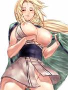 Tsunade Busting Out Of Her Clothes
