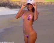 Cecilia Carrillo ~ Micro-Bikini [Gif]