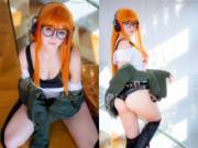 [Self] Futaba's Short's Ride Up Quite A Lot! Do You Like Really Short Shorts? (By ...