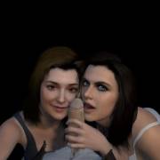 Milana Vayntrub &Amp;Amp;Amp; Alexandra Daddario Sharing By Zombie_Siris