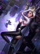 Spider-Gwen Will Make The Daily Bugle Front-Page With This Shot (Liang Xing) [Spider-Man: ...
