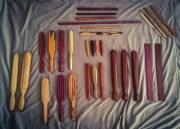 [Oc] My Kink/Poly Family And I Make Handmade Exotic Wood Paddles! No Dyes, No Shellac, ...