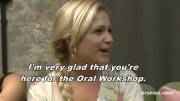 Gabi Hosting A Oral Sex Workshop