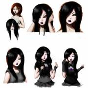 Mask Tf [Goth Girl Clothing Change] - Roughlyhalfofsweden