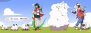 Pokemon: Woolooloo [F Dragon Girl -&Amp;Amp;Gt; F Wooloo (Sheep)] - Malificus