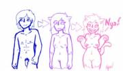 Tablet Drawing! [M Human -&Amp;Amp;Gt; F Cat-Girl, Hypno] By Hypel