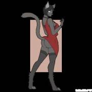 Ada Cat [F Human -&Amp;Amp;Gt; F Anthro Feline Post-Tf] - Unidentified-Tf