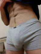 6'4&Amp;Quot; With A Giant Bulge At Work