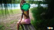 Fit Hottie Loses Her Frisbee. [Extended Version]