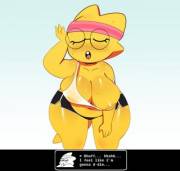 Exercise Is Hard For Alphys (Somescrub)