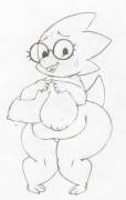 Stacked Alphys (Team Pervy)