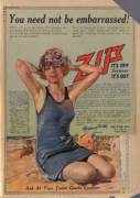An Advertisement From 1923, Shortly After The Sleeveless Dress Became Popular, One ...