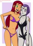 Raven Starfire Swimsuits (Incognitymous)