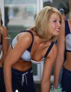 Beautiful Blonde Cheerleader.