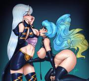 Sona &Amp;Quot;Supporting&Amp;Quot; Ashe (Xinaelle)