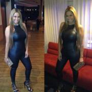 Somaya Reece In Leggings &Amp;Amp;Amp; Heels