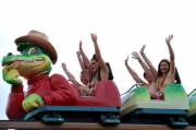 57 Men And Women Showed Up To Ride Adventure Island’s Green Scream Ride In Southend, ...
