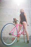 Pink Bike, Black Boyshorts