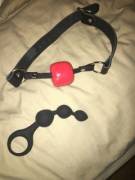 I Know This Not Latex Lucy But I Got Myself A Present. It's One Of Her Ballgag And ...