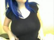 Blue Hair And Big Naturals