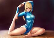 Samus Doing Gymnastics