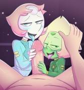 Pearl And Peridot Blowjob By Cubedcoconut