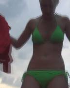 Cameltoe...then Oops! [Gif]