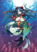 Different Take On A Fish Girl, The Cover For The New Bessatsu Comic Unreal Monster ...
