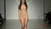 Lingerie Model With Transparent Body Suit