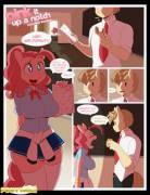 Pink It Up A Notch - Anthro Pinkie Pie Comic By 3Mangos From Ponytails (Pay-What-You-Want) ...