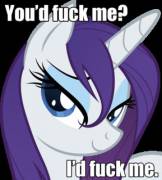 When Everypony Was Telling Going Crazy Over Wet Hair Rarity, I Didn't Get It.  I ...