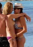 French Actress And Singer Nora Arnezeder Topless And Making Out With Some Chick On ...