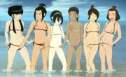 Mai Azula Toph Katara Ty-Lee Suki