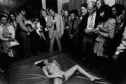 Woman Masturbating On A Waterbed At Manhattan's Gallery Of Erotic Art. Photographed ...