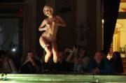 Bar Top Stripper At Czech Erotic Festival