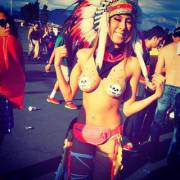 Indian Headdress Is Whack, But Those Titties!