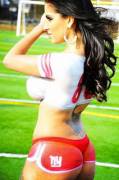 Tehmeena Afzal With Ny Giants Superbowl Bodypaint (9-Pic Album; Plus A Link To A ...