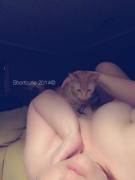 [Pics]. Just Trying To Be Sensual And Stuff, When My Kitty Wants Some Attention.... ...