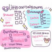 Little One Daily Chores Printable, So Cute!