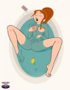Kim Possible Getting Into The Groove With Some Nice Tunes And A Hot Bath (Gagala ...
