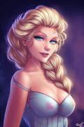 Elsa In Her Nightgown - Personalami - Frozen