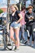 Chloe Moretz - Braless &Amp;Amp;Amp; In Shorts