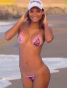 Cecilia Carrillo Modeling Her Breathtaking Micro-Bikini [Gif]