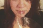 I [F]'Ing ♡ A Martini Glass.... (So Found A Tiny Grainy Vid/Clip Of This Session. ...