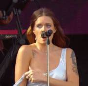 Tove Lo Flashing A Boob During A Concert