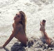 Stella Maxwell Enjoying The Surf In A No Piece. I'm Sure The Surf Is Enjoying It ...